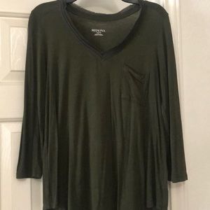 Women’s Dark Green top